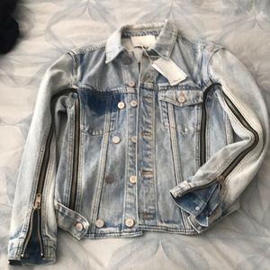 Philip Lim Denim zipper jacket